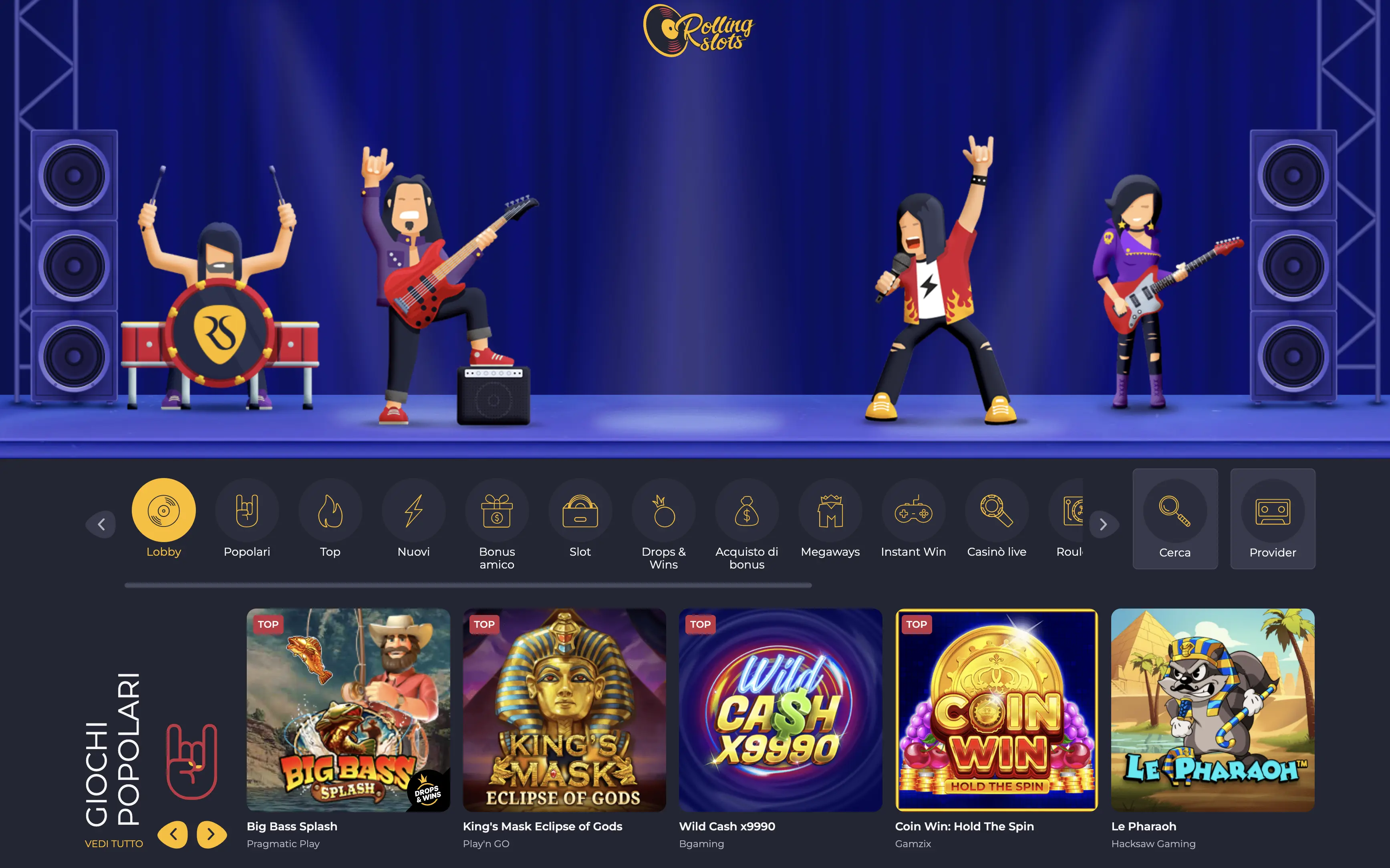 rollingslot casino bonus senza deposito non aams