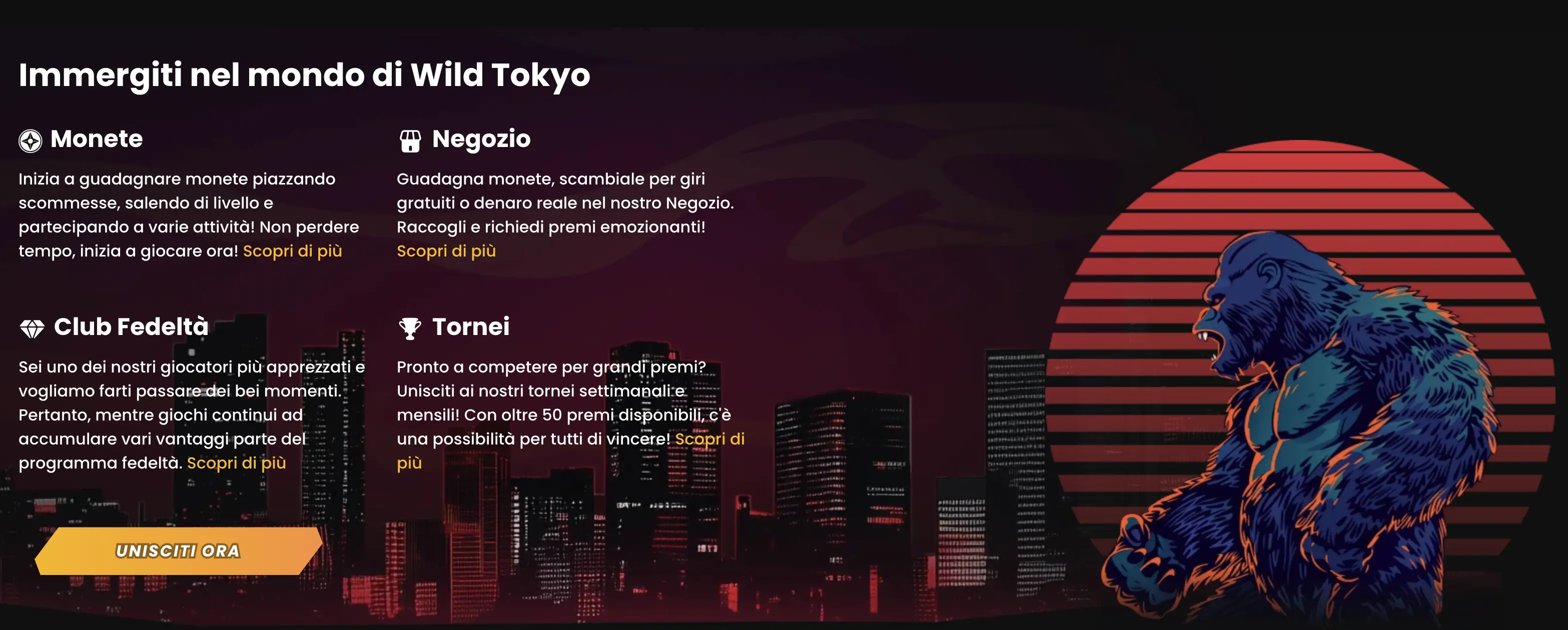 wildtokyo casino bonus senza deposito non aams
